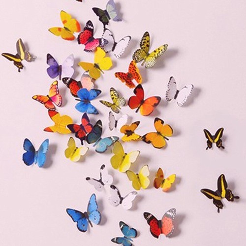 Simulazione farfalla pvc - 3d,