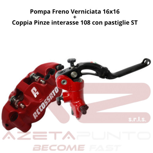 Pompa freno anteriore moto - pompa,