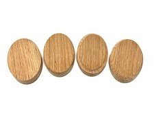 Targa ovale rovere massello