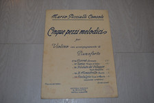 MARIO PICCIALLI CONSOLE - 'NOSTALGIA' (VIOLINO E PIANOFORTE)- ED. PISANO, NAPOLI