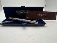 Penna stilografica Parker Cisele 75 sterling 14k pennino med con custodia