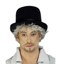 Cappello tuba in feltro nero