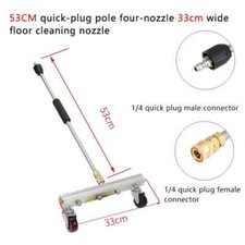 Pistola ad acqua multijet alta pressione pulizia telaio accessori strade comunali