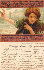 bg874 cartolina  esposizione