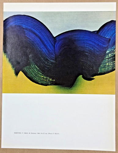 Impression 1968 hans hartung - :,