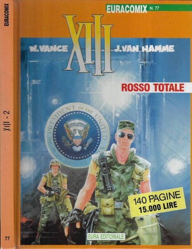 Xiii rosso totale vance - xiii, w.