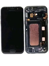 Schermo display LCD originale Samsung Galaxy A3 SM-A320F con cornice nero, Usato
