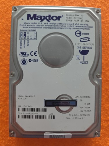 Maxtor hard disk ide - maxtor,