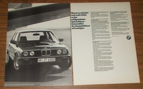 Rara pubblicità bmw 318i - pubblicità,