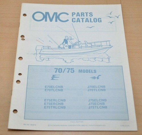 Omc models parts catalog - models, 70