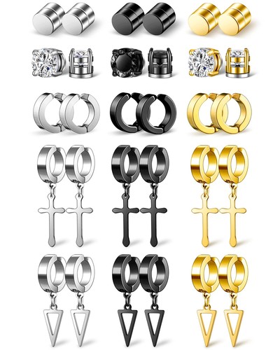 Set paia orecchini perno - set, 5