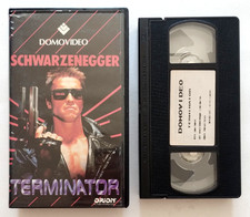 Vhs Terminator Film Fantascienza Arnold Shwarzenegger Videocassetta Vintage(V208