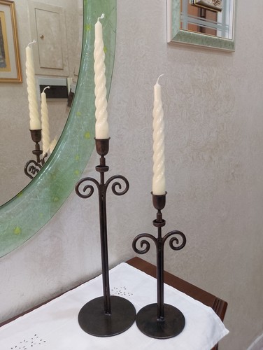Coppia candelieri ferro - coppia,