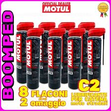 8x400 ML Grasso Spray Per Catena Moto Pista MOTUL C2 Chain Lube ROAD 08MO17