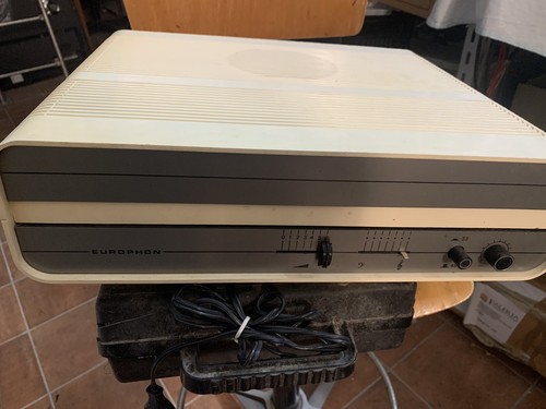 Giradischi portatile europhon - giradischi,
