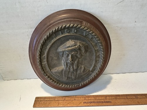 Antica targa vintage bronzo - antica,