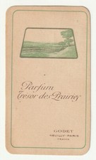 PUBLICITA'  PARFUM TRESOR DES PRAIRIES GODET NEUILLY PARIS FRANCE  PIMI  900