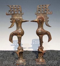 Coppia statue uccellini 8''