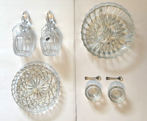 Set vintage vetri cristalli - set, da