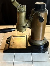 Vtg Cappuccino Amore Brass/ Bakelite Espresso Machine, Italian Style for Parts