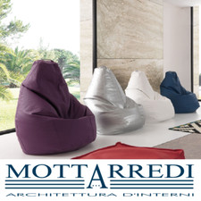 POUF IN ECOPELLE SFODERABILE