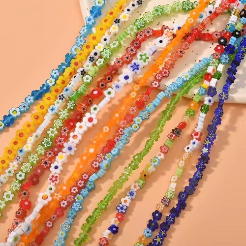 1radice millefiori fiore vetro - millefiori,