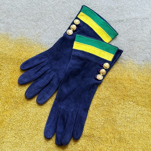 Guanti gianni versace blu - guanti,