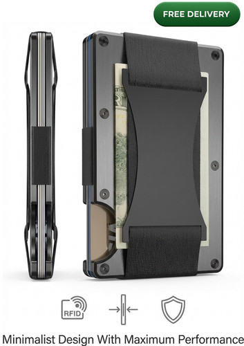 Minimalist rfid card holder - minimalist,