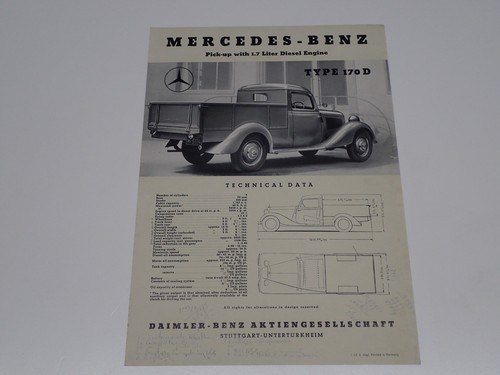 Mercedes benz type - 170, d