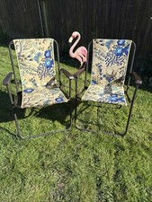 Coppia Sdraio Vintage Beige