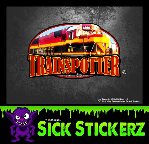 Adesivo locomotiva spotter