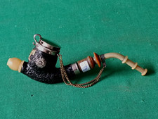 VECCHIA E RARA PIPA BRUYERE SWISS MADE FUMATA DA COLLEZIONE LEGNO METALLO. CT83