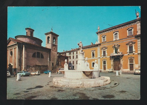 Brescia cartolina piazza - brescia,