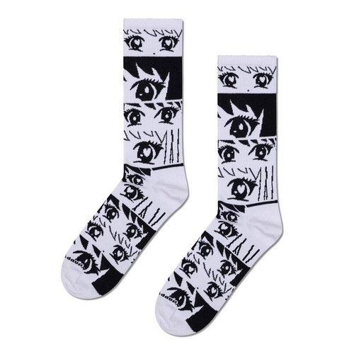 Anime stripe sneaker socks - sneaker,