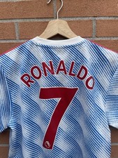 Cristiano Ronaldo Manchester United Away #7 Football Shirt Jersey 2021-22 Rare
