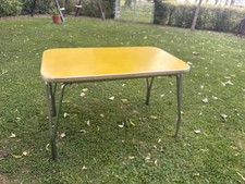 Tavolo vintage metallo - vintage, cromato