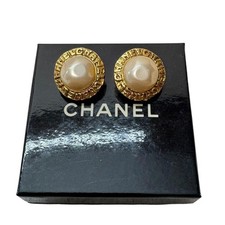 Orecchini Chanel logo perle