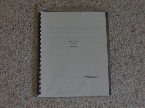 Manuale vintage originale