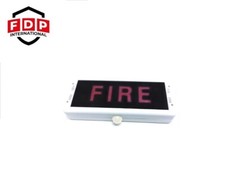 TARGA SIRENA ANTINCENDIO OTTICO-ACUSTICOA A LED EN54-3, EN54-23 CPR