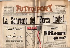 rivista TUTTOSPORT - 19/03/1963 N. 77 LA SANREMO DEL FORZA ITALIA
