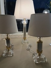 TRIS LAMPADE FOGLIA ARGENTO