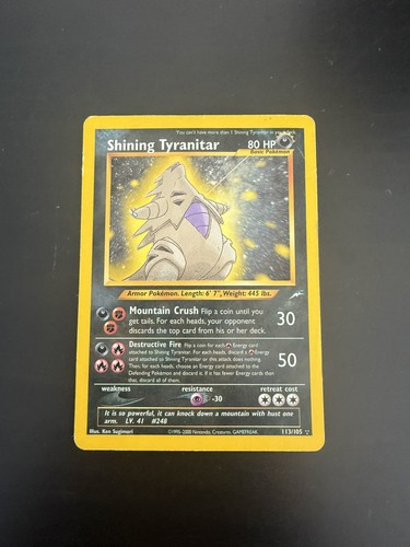 Shining tyranitar 113 105 - tyranitar, neo