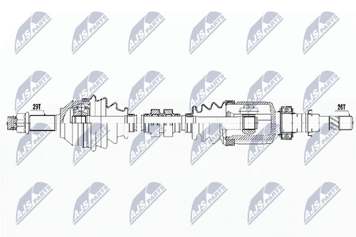 Albero motore nty npw - albero, npw-ns-070