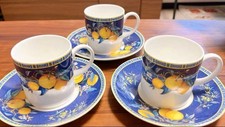 Set piattini tazza - 3, limone