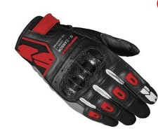 SPIDI - GUANTI MOTO IN PELLE G-CARBON NERO/ROSSO