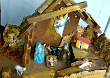 VECCHIO PRESEPE ARTIGIANALE