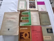 Lotto libri saggistica 10 volumi misti vintage anni '50 Vari autori Editori