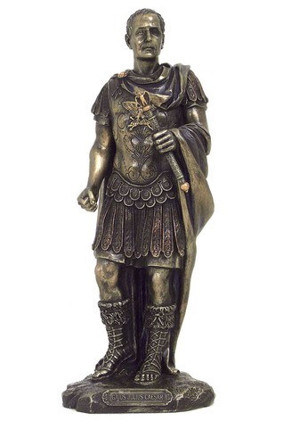Statua caio giulio cesare - cesare,, in