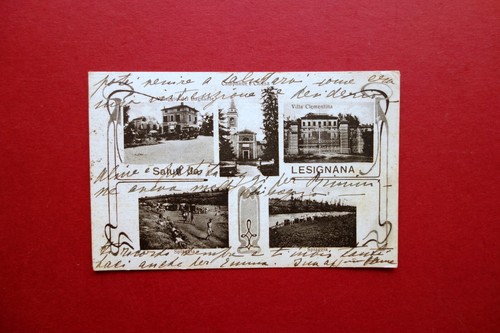 Cartolina saluti lesignana - cartolina,