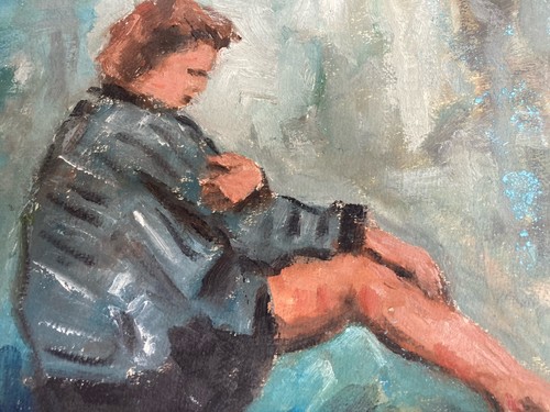 Bella pittura olio ritratto - pittura,